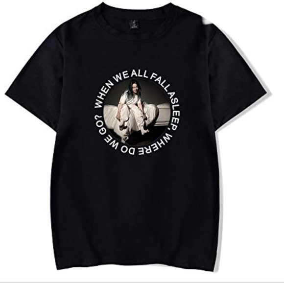 Anaya’s Botique Tops - Billie Eilish When We All Fall Asleep T Shirt XXL